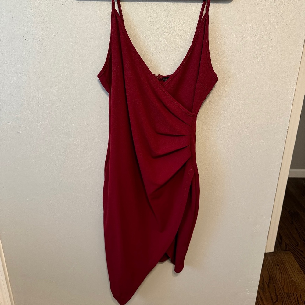 Shein Asymmetric Wrap Dress